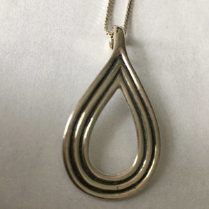 Pamela Love .925 tear drop pendant + chain